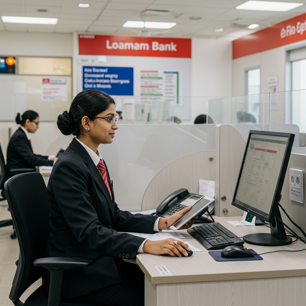 loan dept bank employee